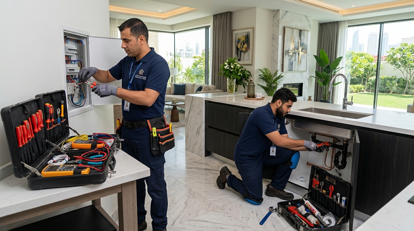 Professional Electrician and Plumber Service in Qatar